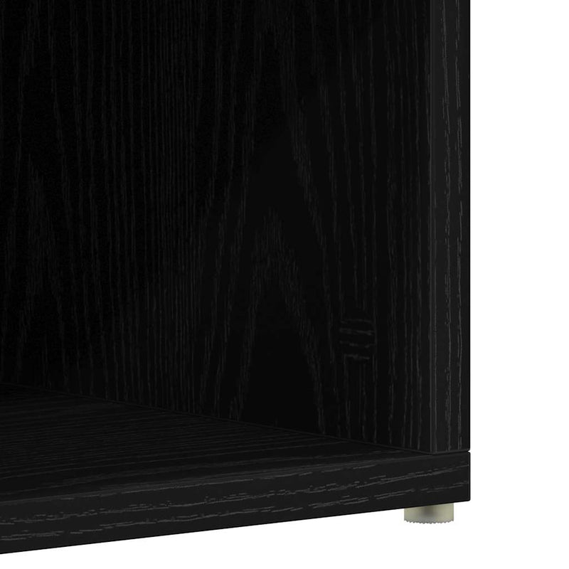 Suport pentru pantofi Stejar negru 54x34x100,5cm Lemn prelucrat