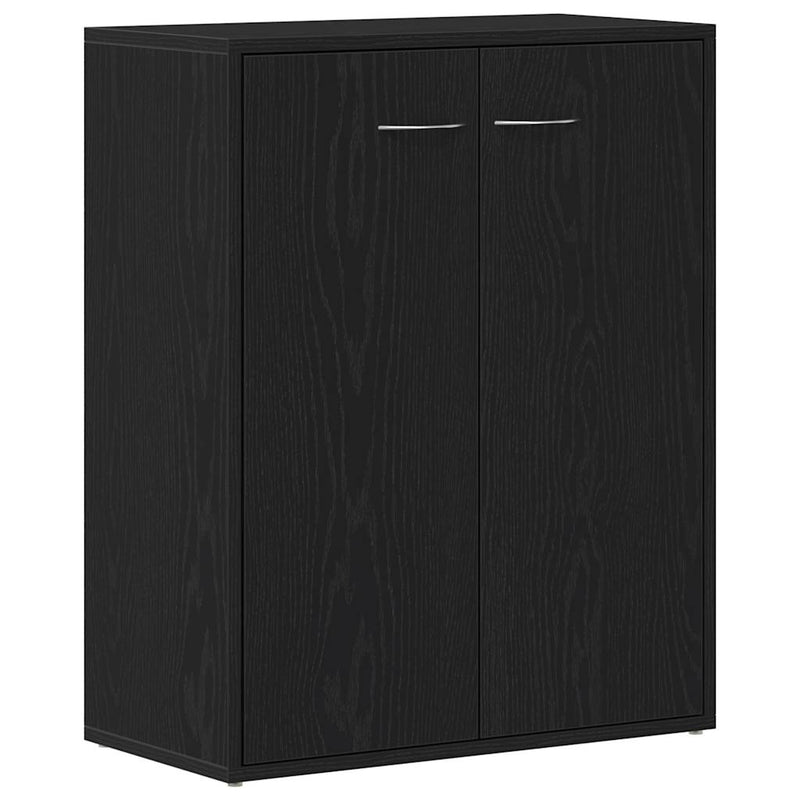 Bufet din stejar negru 60x30x75 cm, lemn prelucrat