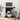 Birou de calculator, stejar negru, 80x50x75 cm, lemn prelucrat