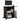 Birou de calculator, stejar negru, 80x50x75 cm, lemn prelucrat