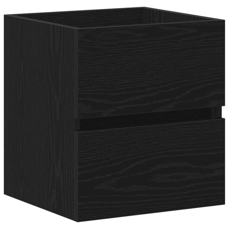 Dulap chiuvetă baie, stejar negru, 41x38,5x45 cm, lemn prelucrat
