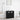 Bufet Stejar Negru 80 x 35 x 75 cm Lemn prelucrat
