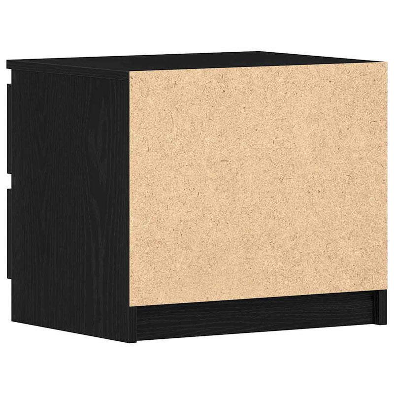Dulap de noapte Stejar Negru 50 x 40 x 43,5 cm Lemn prelucrat