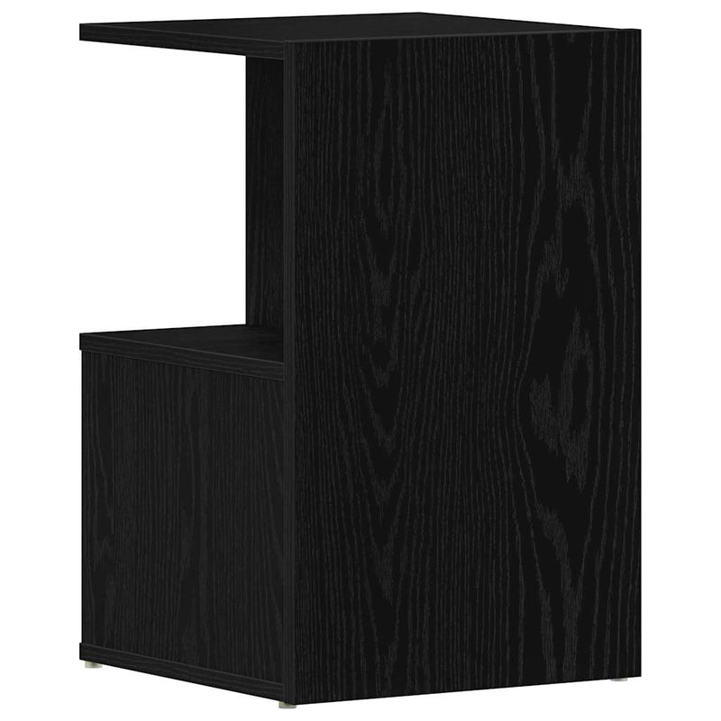 Dulap de noapte Stejar Negru 35 x 35 x 55 cm Lemn prelucrat