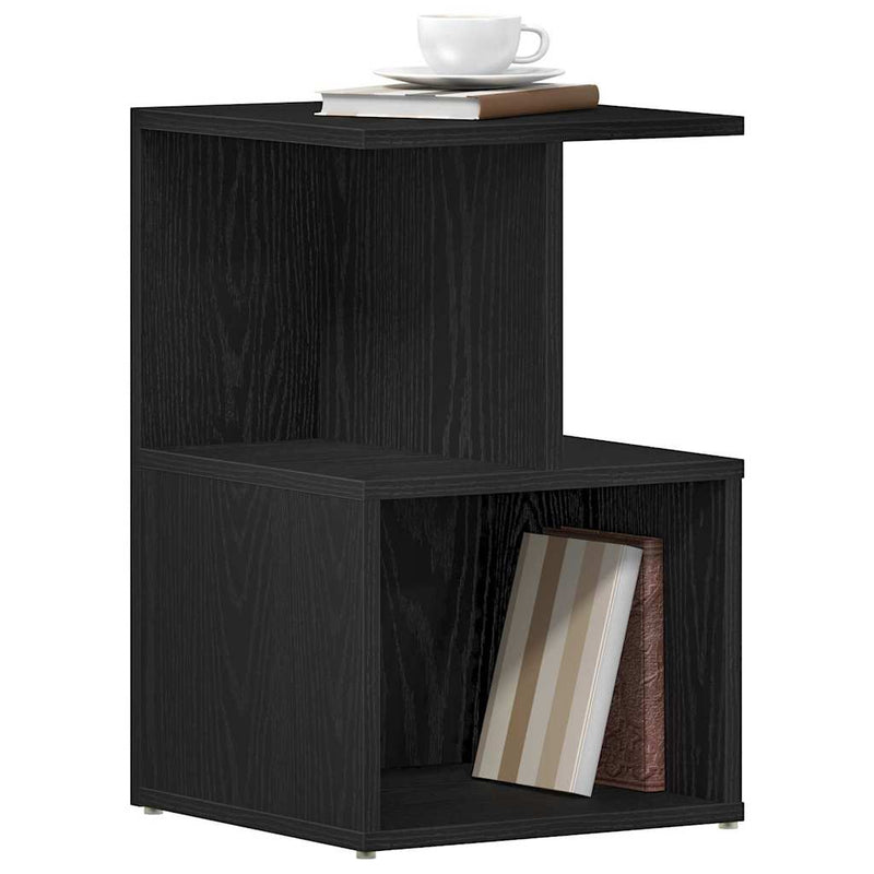 Dulap de noapte Stejar Negru 35 x 35 x 55 cm Lemn prelucrat