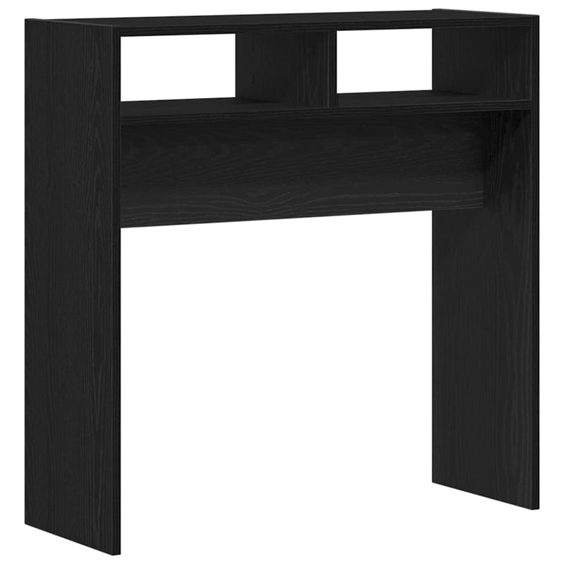Masă de consolă Stejar Negru 78 x 30 x 80 cm Lemn prelucrat