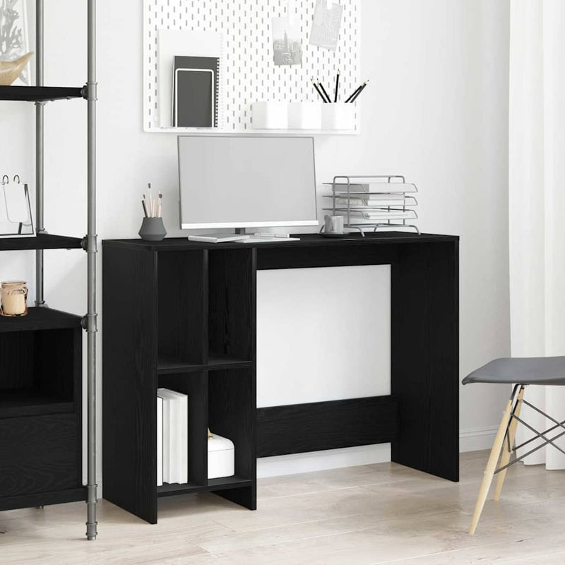 Birou Stejar Negru Lemn prelucrat 102,5 x 35 x 75 cm