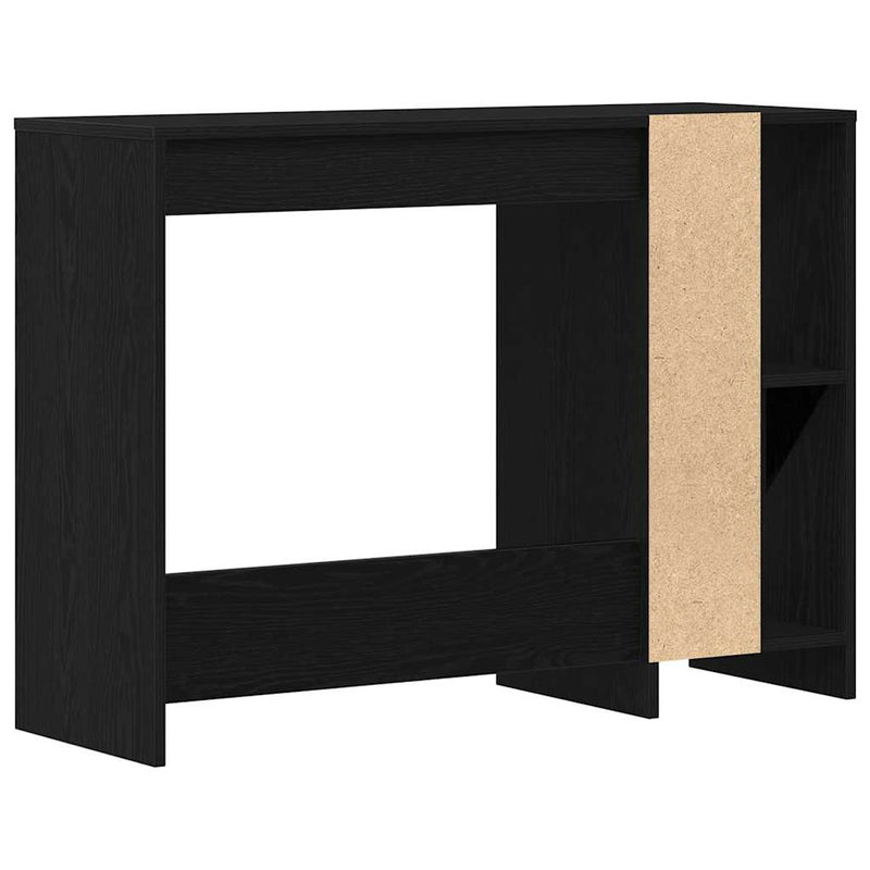 Birou Stejar Negru Lemn prelucrat 102,5 x 35 x 75 cm