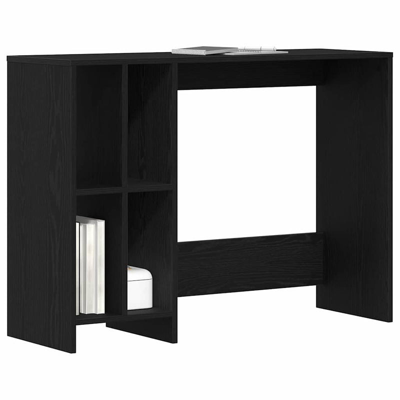 Birou Stejar Negru Lemn prelucrat 102,5 x 35 x 75 cm