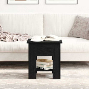 Masă de cafea Stejar Negru 40 x 40 x 42 cm Lemn prelucrat