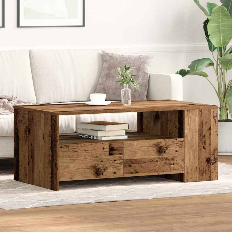 Masă de cafea Lemn Vechi 102 x 55 x 43,5 cm Lemn prelucrat