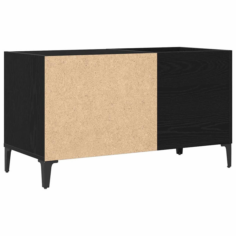 Dulap pentru discuri de vinil Stejar Negru 84,5 x 38 x 48 cm
