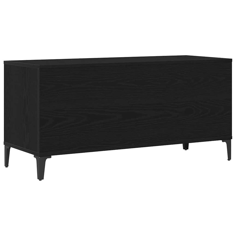 Dulap pentru discuri de vinil Stejar Negru 100 x 38 x 48 cm