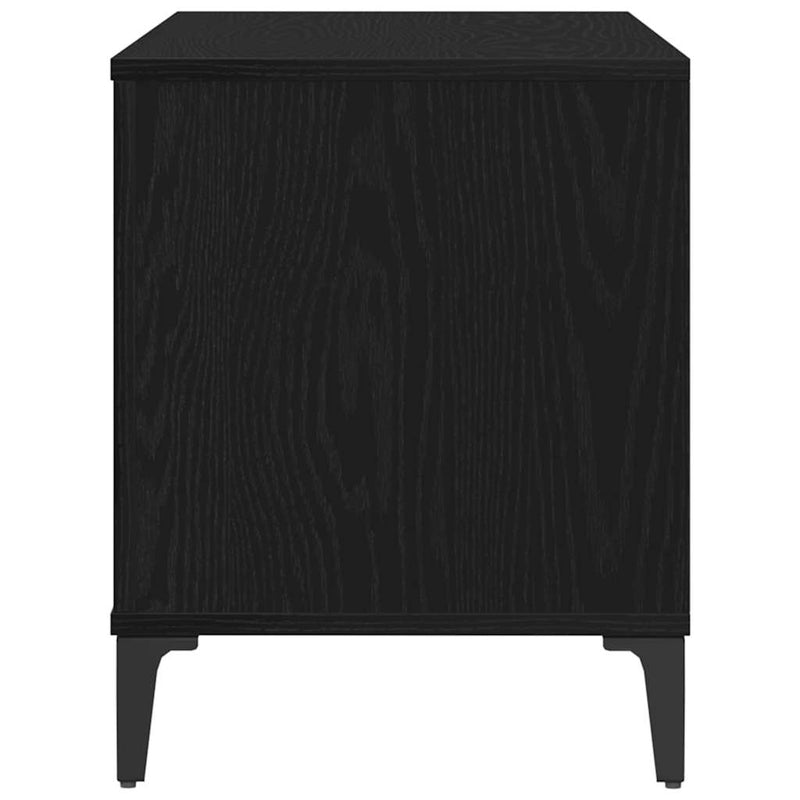 Dulap pentru discuri de vinil Stejar Negru 100 x 38 x 48 cm
