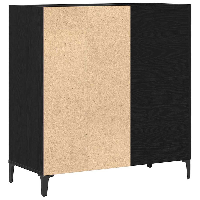Dulap pentru discuri de vinil Stejar Negru 84,5 x 38 x 89 cm