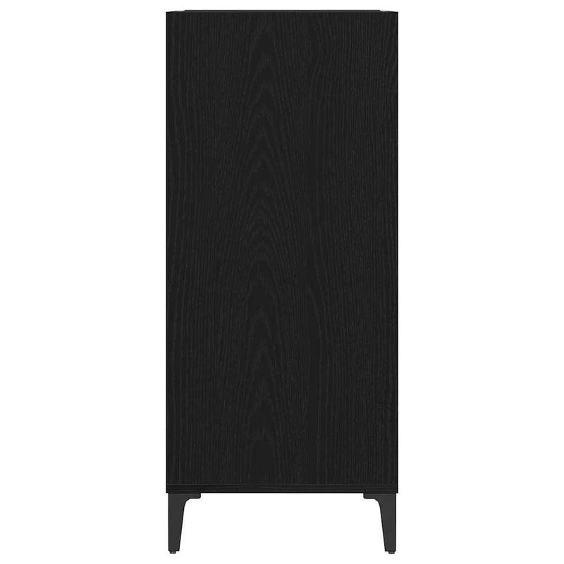 Dulap pentru discuri de vinil Stejar Negru 84,5 x 38 x 89 cm