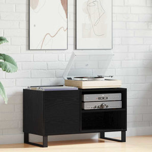 Dulap pentru discuri de vinil Stejar Negru 85 x 38 x 48 cm