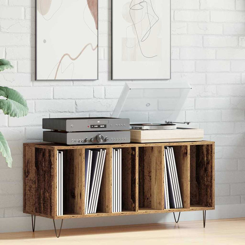 Dulap pentru discuri de vinil Lemn vechi 100 x 38 x 48 cm