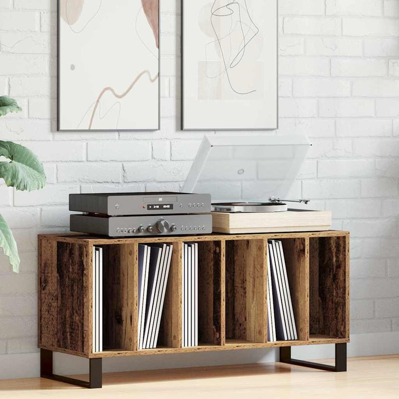 Dulap pentru discuri de vinil Lemn vechi 100 x 38 x 48 cm