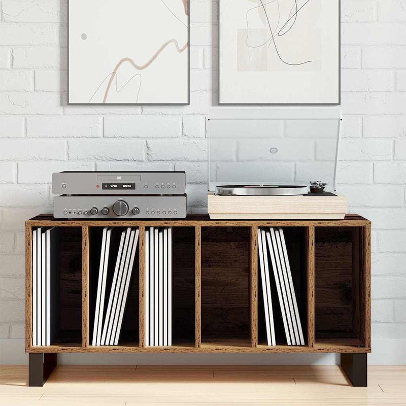 Dulap pentru discuri de vinil Lemn vechi 100 x 38 x 48 cm