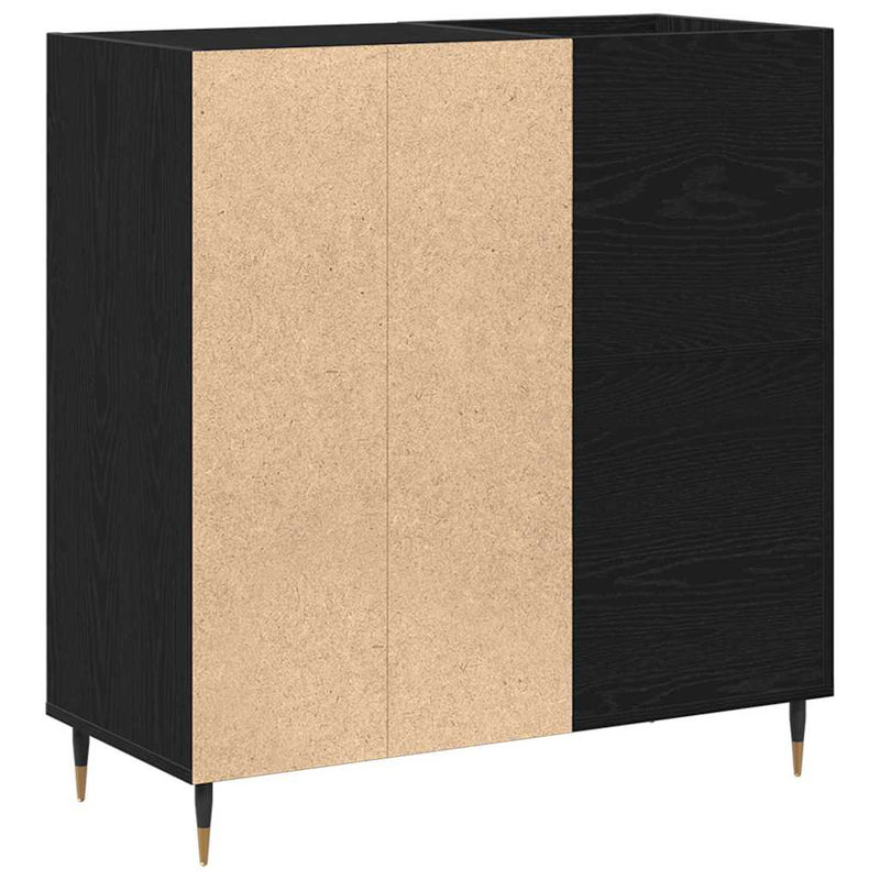 Dulap pentru discuri de vinil Stejar Negru 85 x 38 x 89 cm