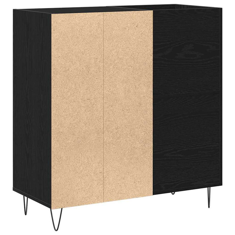 Dulap pentru discuri de vinil Stejar Negru 85 x 38 x 89 cm