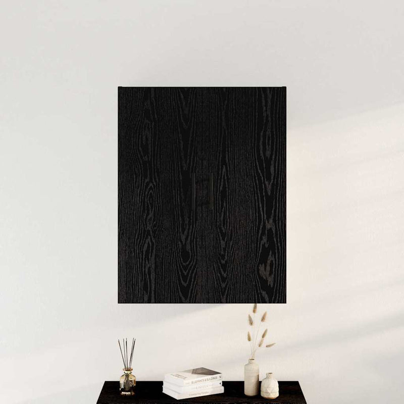 Cabinet suspendat Stejar Negru 69,5 x 34 x 90 cm Lemn prelucrat
