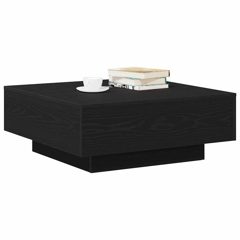 Masă de cafea Stejar Negru 80 x 80 x 31 cm