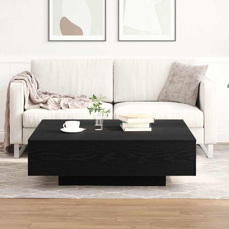 Masă de cafea Stejar Negru 100 x 100 x 31 cm