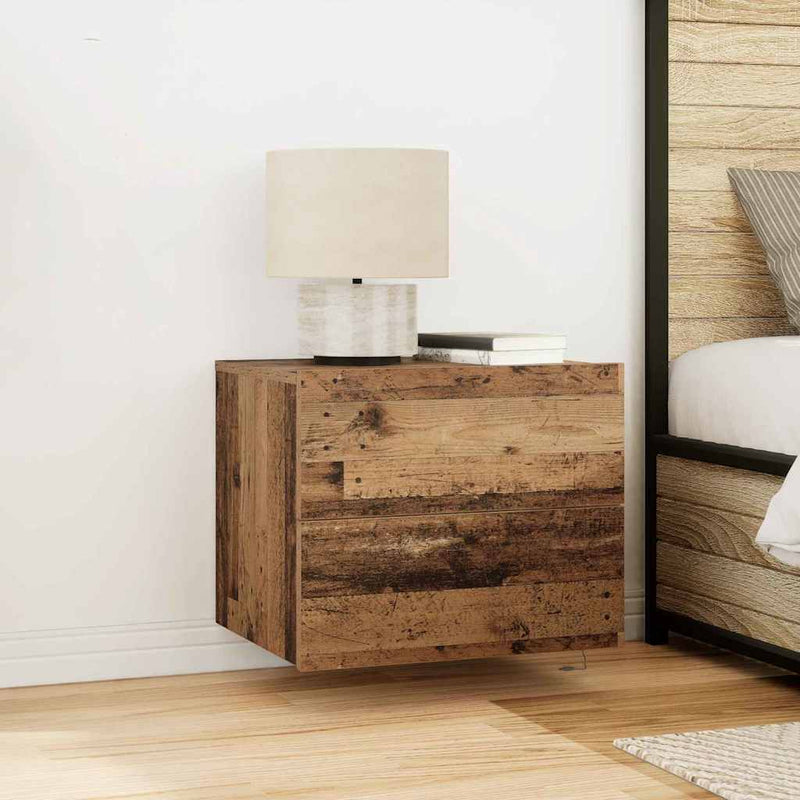 Dulap de noapte 2 buc. Lemn vechi 50 x 39 x 41 cm