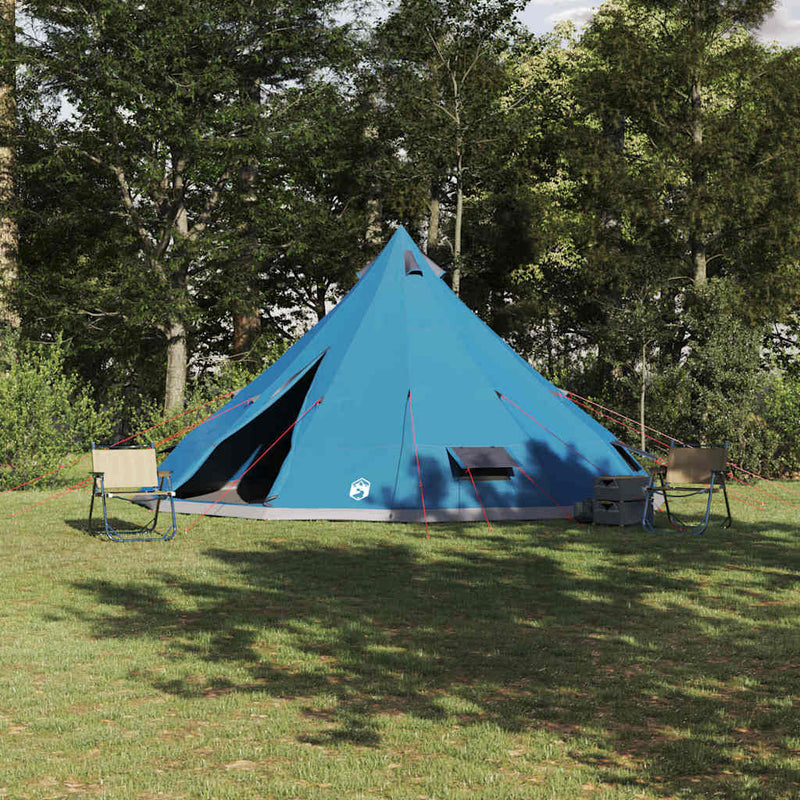 Cort Tipi cu acoperiș albastru 560 x 560 x 300 cm tafta