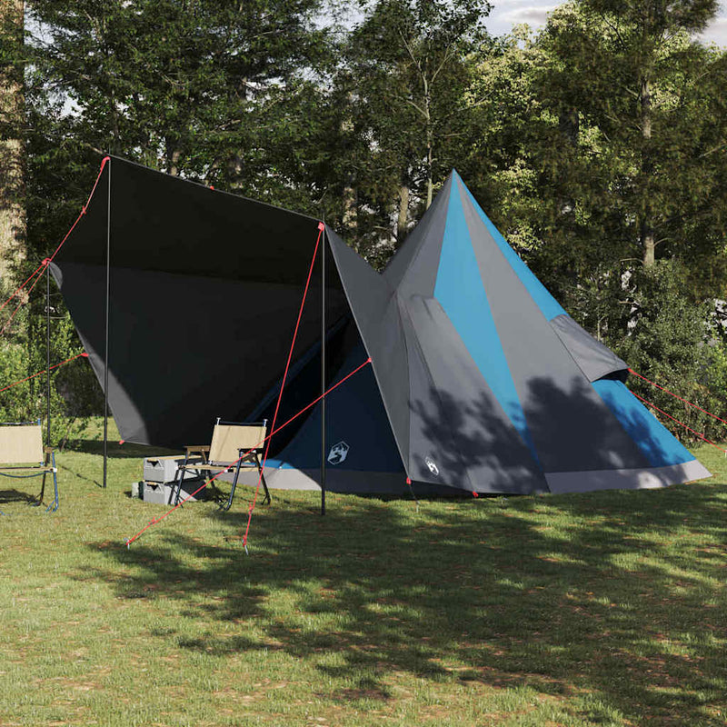 Cort Tipi cu acoperiș albastru 510 x 690 x 330 cm tafta