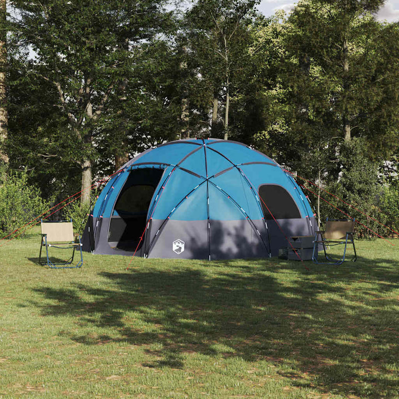 Cort cu dome cu acoperiș albastru 475 x 475 x 235 cm tafta