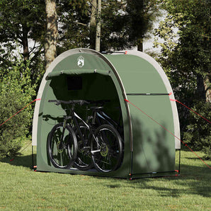Cort pentru depozitare biciclete 210 x 90 x 174 cm Verde