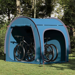 Cort pentru depozitare biciclete 210 x 156 x 180 cm albastru