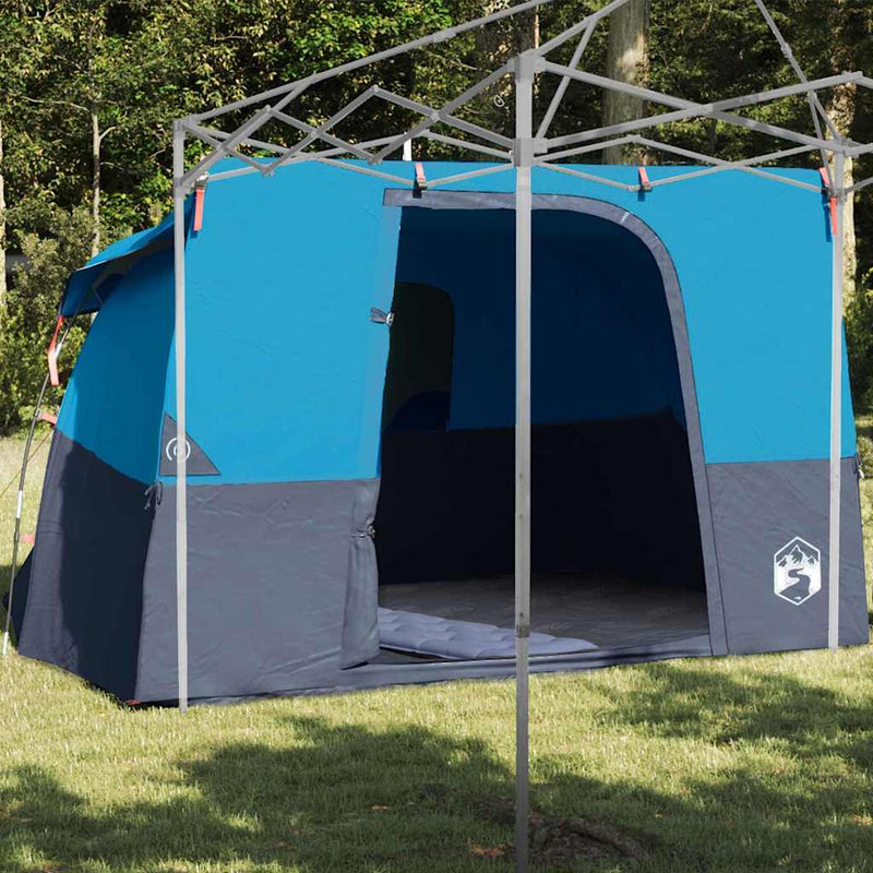 Cort interior cu acoperiș albastru 280 x 220 x 176 cm tafta