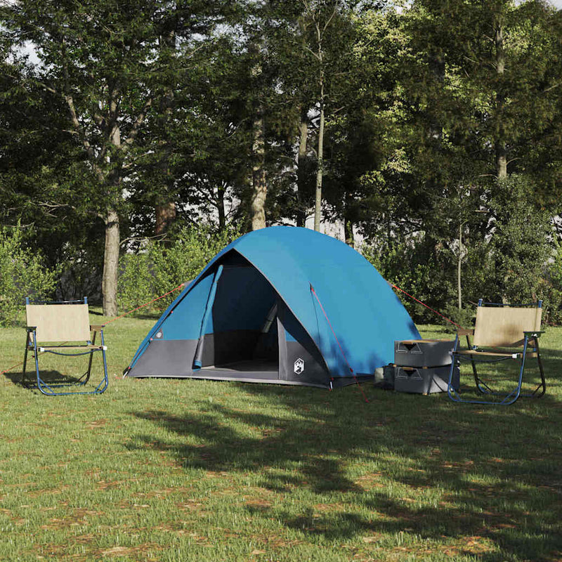Cort de Camping 2 persoană Rezistent la apă albastru tafta