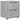 Noptiera "VISNES" Beton Gri 45x40x50 cm Lemn prelucrat