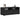 Dulap TV „VISNES” Negru 100x40x38 cm lemn prelucrat