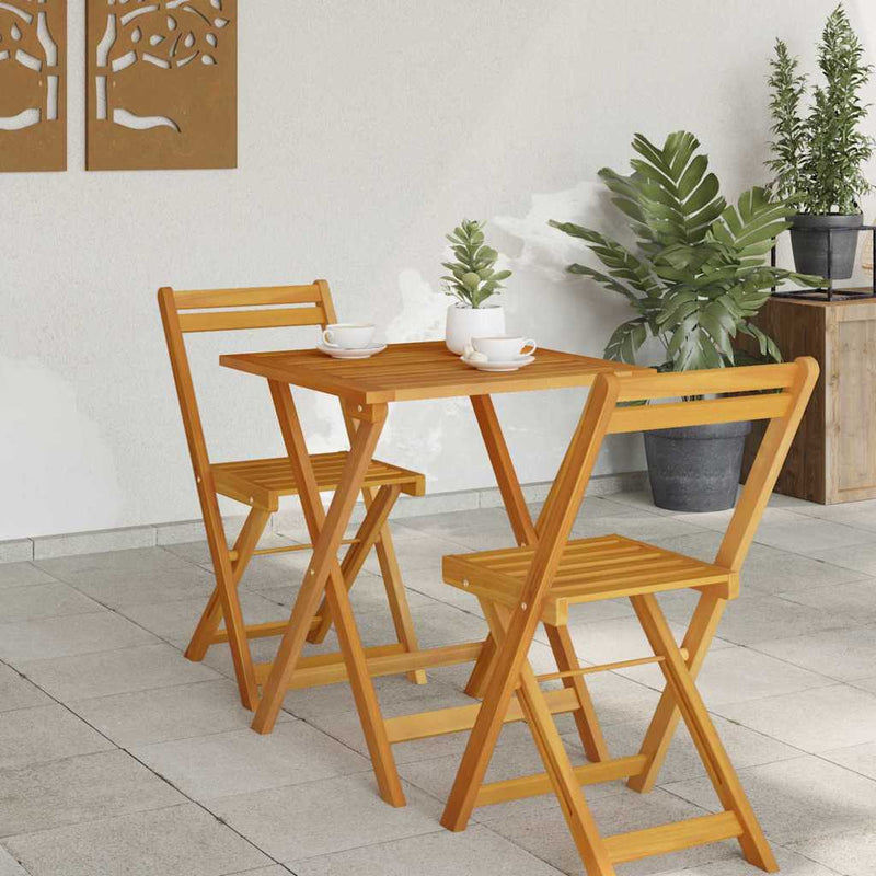 Masă de Grădină natural 60 x 60 x 72 cm Lemn Solid de Acacia