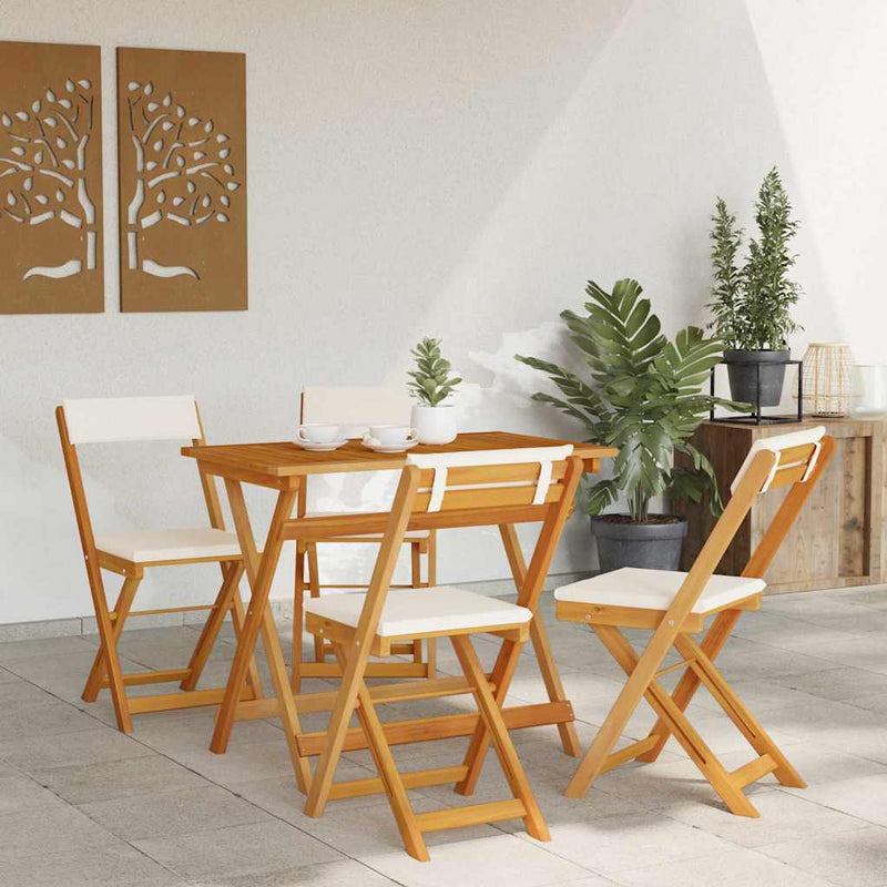 Set bistro 5 buc. Ulei Natural Lemn Solid de Acacia