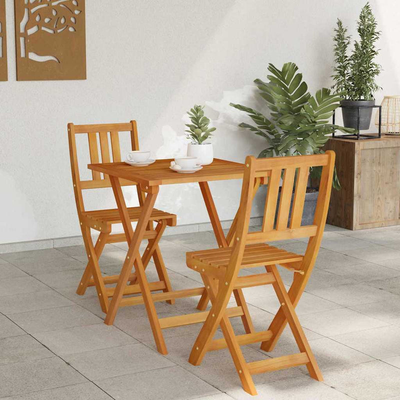 Set bistro 3 buc. Ulei Natural Lemn Solid de Acacia
