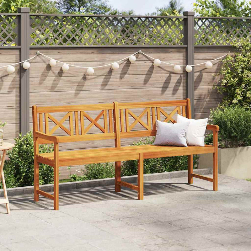 Bancă de exterior 180 x 56 x 90 cm Lemn Solid de Acacia natural