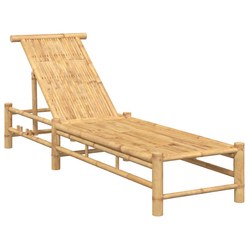 Sezlong 55x199x30 cm bambus