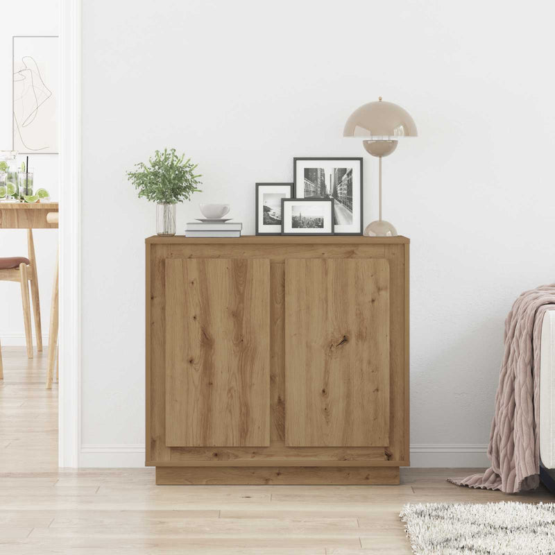 Bufet Stejar Artizanal 80 x 40 x 75 cm Lemn prelucrat