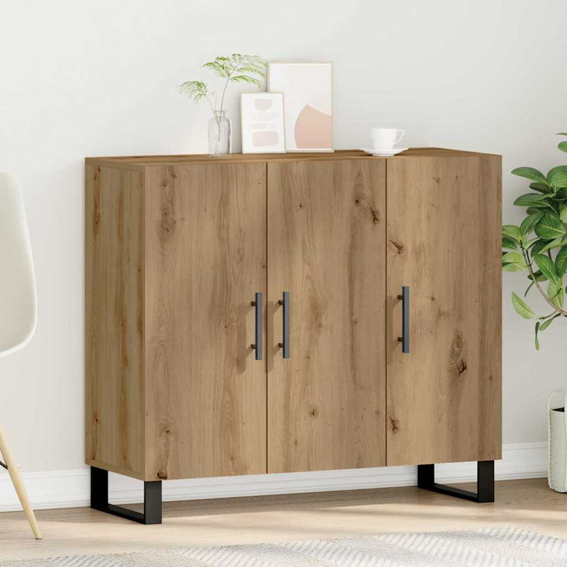Bufet Stejar Artizanal 90 x 34 x 80 cm Lemn prelucrat