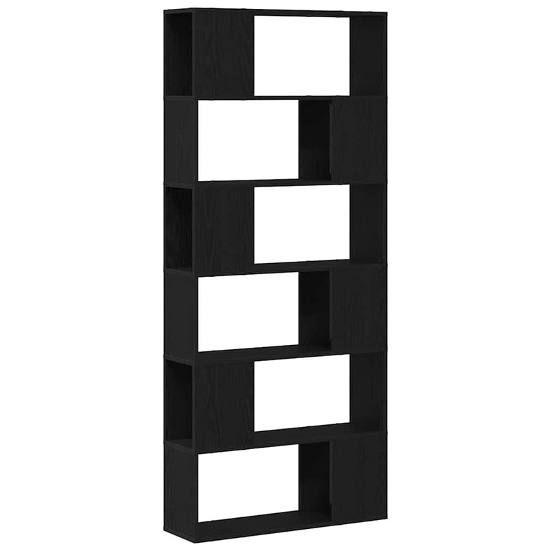 Set comodă TV 80 x 24 x 186 cm Negru Lemn prelucrat