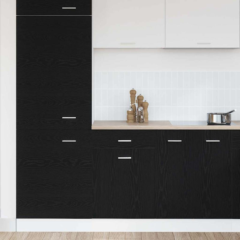 Dulap suspendat Stejar Negru 50 x 46 x 81,5 cm Lemn prelucrat
