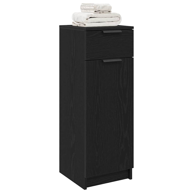 Dulap de Baie Stejar negru 32 x 34 x 90 cm Lemn prelucrat