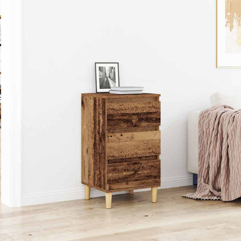 Dulap de noapte Lemn vechi 40 x 35 x 70 cm Lemn prelucrat